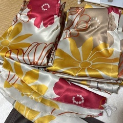 お値下げしました。①北欧風 花柄カーテン  ※2枚セットの画像