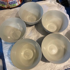 【引き取り限定】中古美品　クレイトバレル ボウル5点セット　陶器 食器