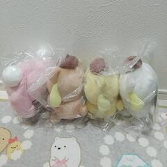 ポムポムプリン　かまってにゃんぬいぐるみ ✕３種コンプリート🌹シナモロール　ホワイトくまケープぬいぐるみ🐰セット　サンリオ　人形の画像