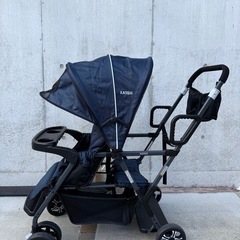 【お取引中】美品！カトージ二人乗りベビーカー二人でゴー