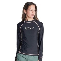 【タグ付新品】ROXY 長袖ラッシュガード ブラックS