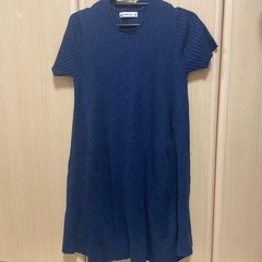 zara 半袖ニットワンピース