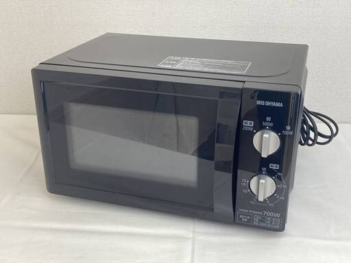 《決まりました》JT548(O) IRIS OHYAMA アイリスオーヤマ 電子レンジ PMB-T176-5-B 2020年製 50Hz 東日本専用 黒 ブラック 通電動作確認OK 中古現状品 現地引き取りのみ