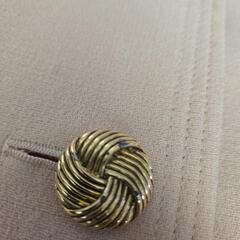 【売約済】お値下げ中！昭和レトロ 金ボタン スーツ 9号の画像