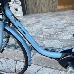 大阪府 パナソニック 電動アシスト自転車 前カゴ付き バッテリ12ah