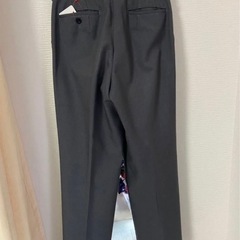 No.112813　w70 グレー冬ズボン　高校ズボン　男子ズボン　鳥取工業高校　の画像