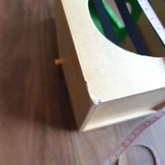木のおもちゃ　洗濯　お天気　型はめパズルの画像