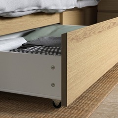 IKEA MALM ベットフレーム　マットレス　160x200cnの画像