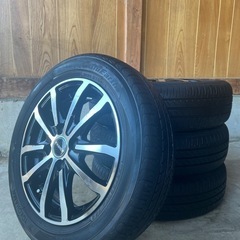 中古ノーマルタイヤホイール付き155/65R14 ヨコハマブルーアース