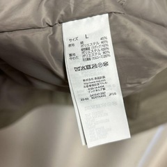 無印良品　カポック混中わたコートの画像