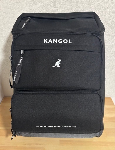 【美品】KANGOL 大容量リュック　ブラック