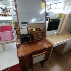 【C848】ドレッサー  ※椅子に汚れ有り