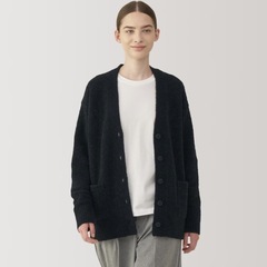 無印良品　ブークレカーディガンの画像