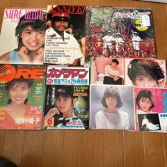 80年代アイドル　レコード・雑誌類　