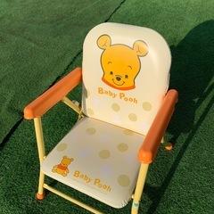 乳幼児用いす　西松屋チェーン製　パイプ椅子　プーさん