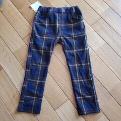 新品 タグ付き チェック柄 パンツ 110