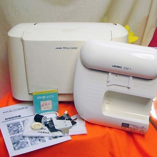 ◇JUKI刺しゅう機セット ALLOWNE HZL-008N ②整備済み品_3 現品管理