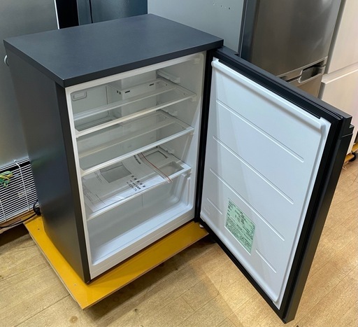 未使用 アイリスオーヤマ 冷蔵庫 66L 1ドア IRSN-7A-B 2023年 冷蔵庫 66L 自動霜取り 奥行スリム 1ドア 幅55.2cm IRSN-7A-B ブラック