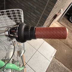 室内保管22インチ子供用自転車の画像