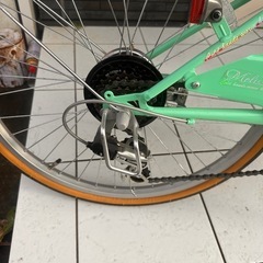 室内保管22インチ子供用自転車の画像