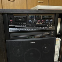 自宅でカラオケがLD CD CDV対応スピーカーアンプの画像