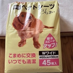 決定！(値下げ)ペットシーツ３６枚