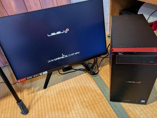 LEVEL ∞ ゲーミングPC ゲーミングモニター セット