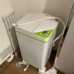 【Haier/3.3kg】コンパクト全自動洗濯機(底上げ台のおま...