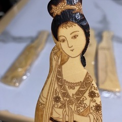 ☆値下げ☆K2501-371常州櫛 中国 4本 バラ売り不可  4本中3本未使用の画像