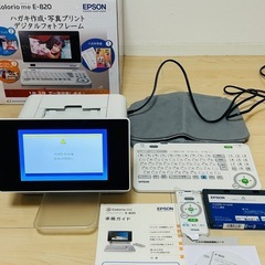 美品✨Epson Colorio me E-820【プリンター】お店の販促用に❗️の画像