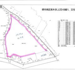 貸土地　堺市南区美木多上　421.91坪　駐車場、資材置場…
