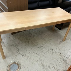 K2501-375 良品計画 ブナ材デスク・幅160cm ケーブ...