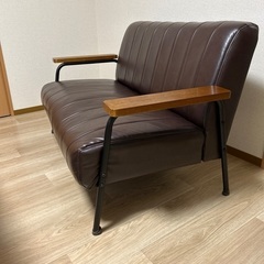 使用一年未満二人掛けソファの画像