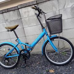 自転車　折りたたみ　20インチの画像