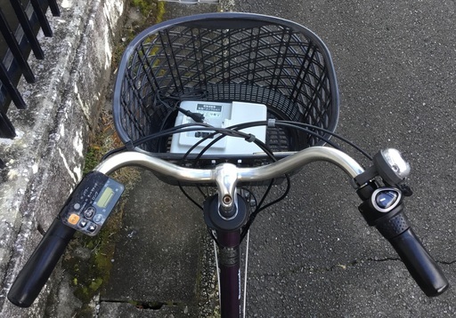 ＜新品バッテリー付＞パナソニック・ビビDX 26インチ・電動アシスト自転車・内装3段変速 パープル