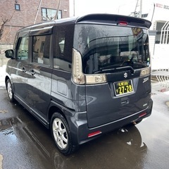 ☆彡　H26車 スズキ  スペーシアカスタムターボ　4WD 車検付き　MK32S  　　　車検2年付☆彡の画像