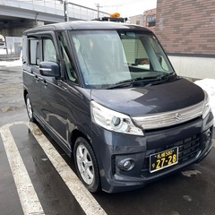 ☆彡　H26車 スズキ  スペーシアカスタムターボ　4WD 車検付き　MK32S  　　　車検2年付☆彡の画像