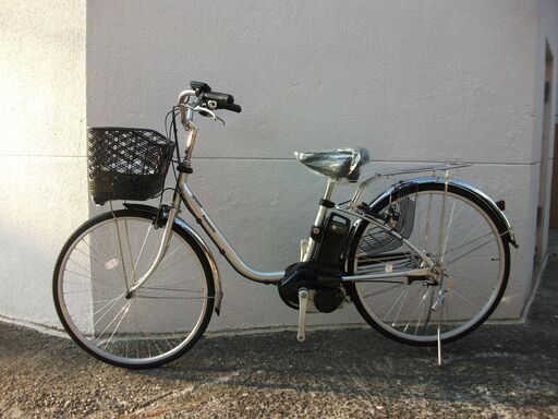 ☆新品・未使用　通勤・通学に 電動アシスト自転車　26インチ　ビビ・SX　シルバー　パナソニック　サイクルギャリラリー周南