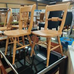 【愛品倶楽部柏店】HARVEST (ハーベスト) バーバックチェア2脚SET 滋賀県近江の家具の画像