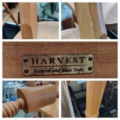 【愛品倶楽部柏店】HARVEST (ハーベスト) バーバックチェア2脚SET 滋賀県近江の家具の画像