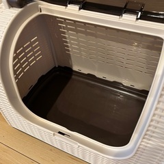 リッチェル　ラタン　キャリー　ペット
の画像