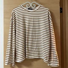 ベージュボーダーT