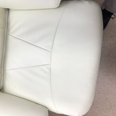 【A400】パーソナルチェア ニトリ ホワイトの画像