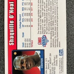 ※値下げ【Rookie Card】トレーディングカード Shaquill O'Neal1993 NBA HOOPSの画像