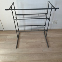 ☆美品☆押入れ収納 3段 グレー 金属製