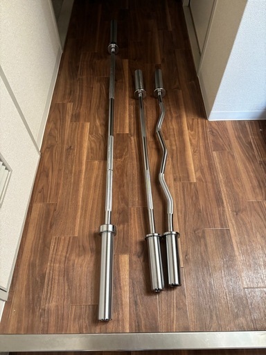 ベンチプレス　バーベル　3本セット