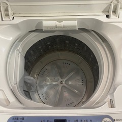 YAMADA　5㎏全自動洗濯機　2017年製　YWM－T50A1　分解洗浄済み　一か月保証付き　【リサイクルショップ道楽屋】の画像