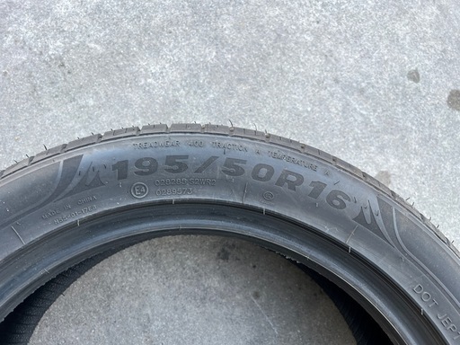 195/50R16 ミネルバ　新品タイヤ　2本