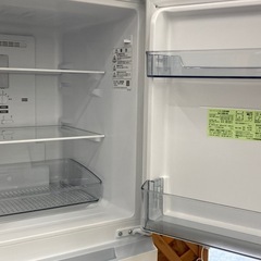 【愛品館江戸川店】保証充実 SHARP 2021年製 152L　2ドア冷凍冷蔵庫 SJ-15E9-Wの画像