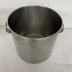 UK ステンレス製 寸胴鍋 業務用 26φ 鍋内径260mm×深さ255mm 厨房 厨房機器 店舗用品 飲食店 厨房用品 ステンレス 鍋 両手鍋 ① Y0776の画像